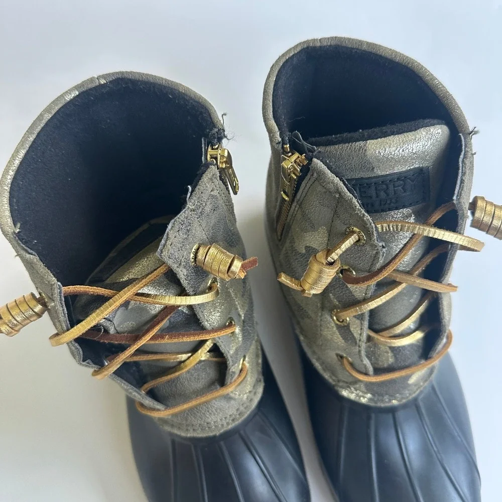 Sperry saltwater metallic